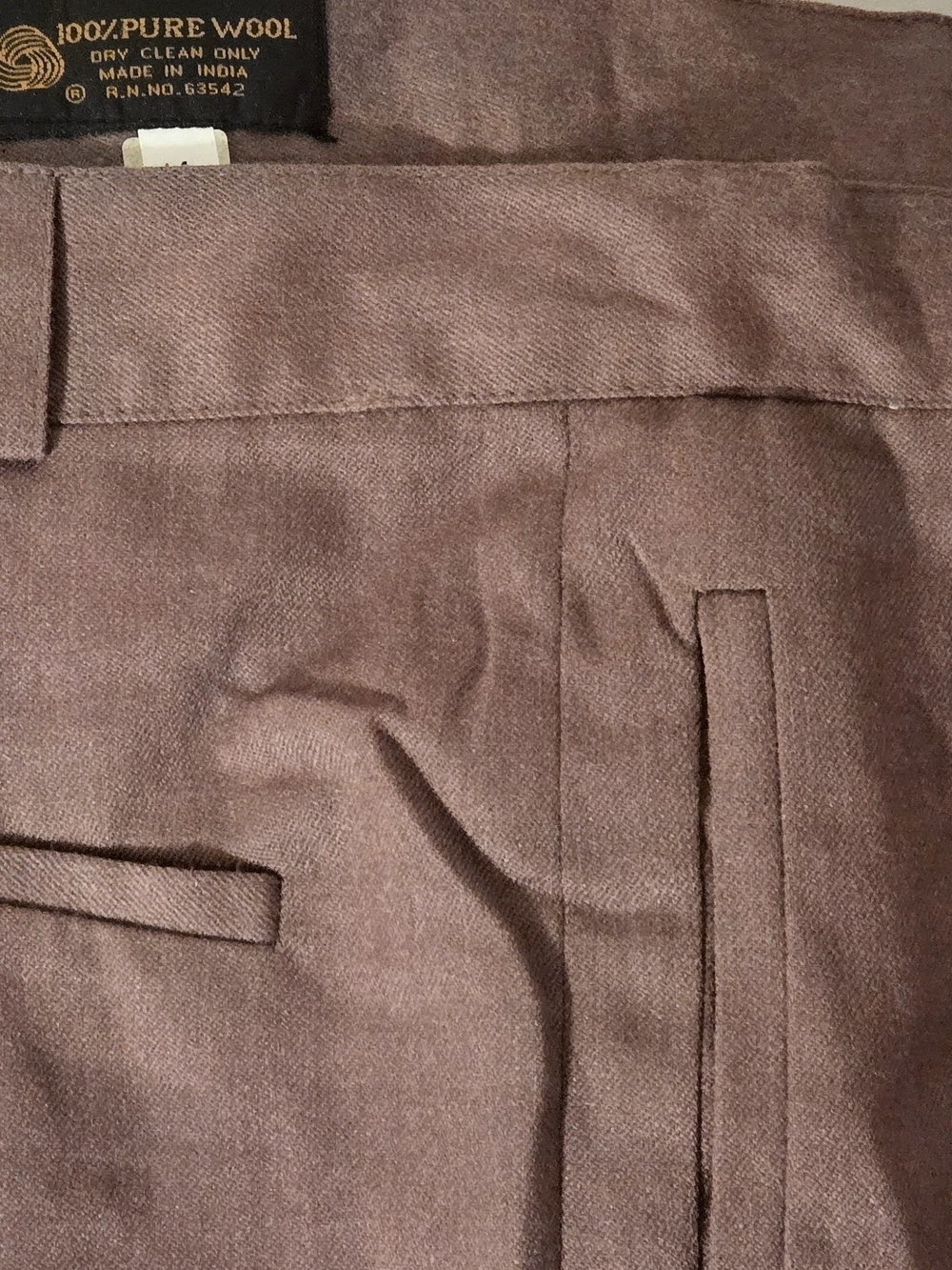Vintage Giorgio Sant’ Angelo High Waisted Pleated Trousers Brown Size 14 NWT